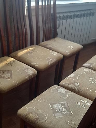 чагылган жангак: Зал үчүн отургуч, Колдонулган, Жыгач — 4