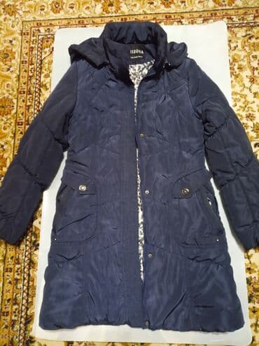 зимние куртки женские: Пуховик, По колено, M — 2