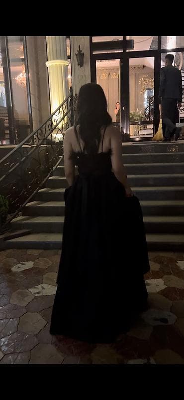 плаья: Вечернее платье, Пышное, Длинная модель, Без рукавов, M, L — 2