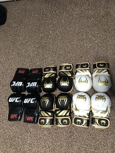 ufc перчатки: Перчатки для единоборств — комплект - MMA-перчатки UFC (черные) с — 1