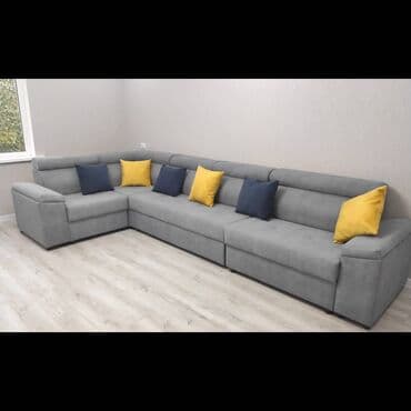 супер удобный диван: Бурчу бар диван, Жастыктар менен, Үч орундук жана андан көп — 1