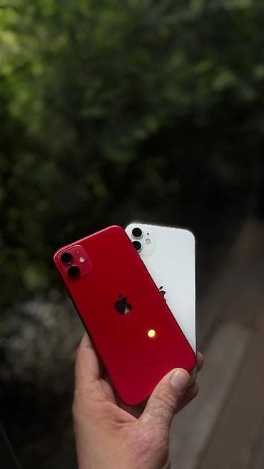 iphone 70: IPhone 11, Б/у, 128 ГБ, Белый, Защитное стекло, Чехол, 100 % — 1
