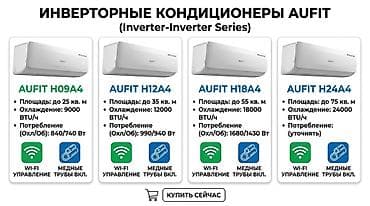 55: Сплит-система, AUFIT, 20-25 м², Инверторный — 1