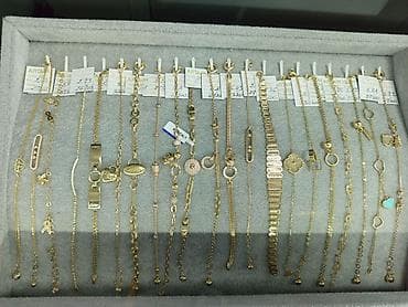 серебро цепочки: Золотые цепочки, браслеты и подвески - Материал: золото (жёлтое и — 7