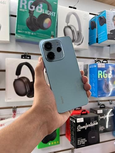 Redmi, Redmi Note 14, цвет - Голубой, 2 SIM at lalafo.kg Redmi, Redmi Note 14, цвет - Голубой, 2 SIM