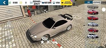 android авто: Виртуальный автомобиль в мобильной игре (скриншот игрового гаража) — 1