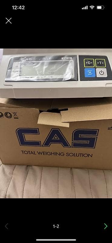 кассавый ящик: Порционные весы Cas sw-20, как новые — 1