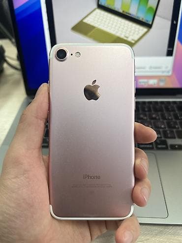 iphone 10plus: IPhone 7, Б/у, 32 ГБ, Rose Gold, Чехол, Кабель, 100 % — 1