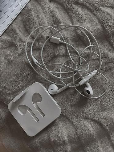 e96a hoco: Проводные наушники Apple EarPods с разъёмом Lightning.Те самые — 2