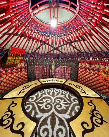 где можно купить палатку для отдыха: Аренда юрты, Каркас Деревянный, 85 баш, Казан, Посуда, Самовар — 3