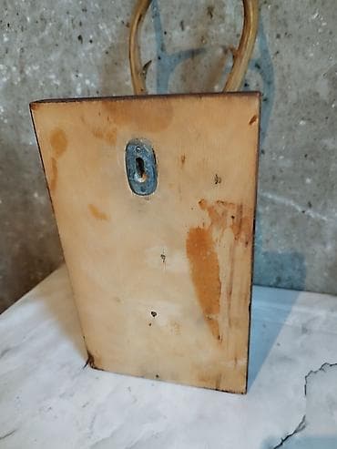 Декоративный настенный трофей: рога-вешалка косули на деревянной — 2