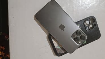 aphone 12 mini: IPhone 13 Pro Max, Б/у, 256 ГБ, Графит, Защитное стекло, Чехол, Кабель, 77 % — 2