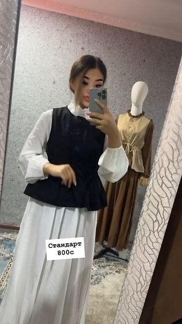 көйнөк: - Воздушное платье-макси из полупрозрачного фатина с многослойными — 4