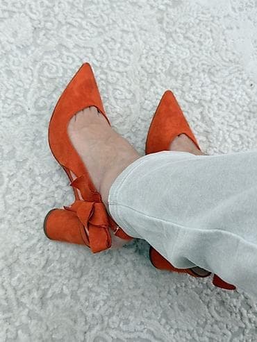 Туфли: Лодочки Zara Trafaluc Zara оригинал 37-38 размер - Цвет: насыщенный — 3