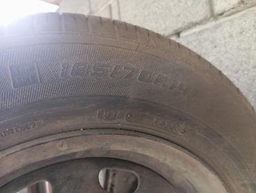 где купить шины дешевле: Колеса в сборе 185 / 70 / R 14, Комплект, Легковые, Железные — 4
