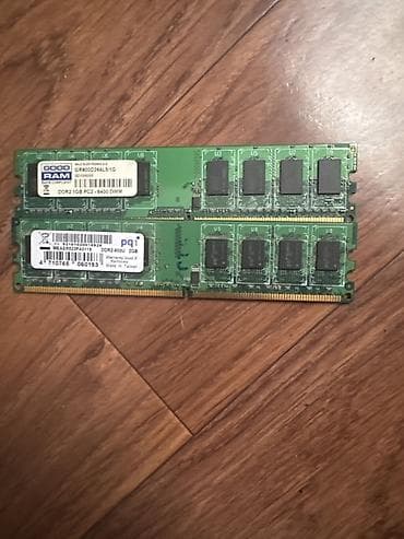 озу ddr2: Оперативдик эс-тутум, Goodram, 2 ГБ, DDR2, 800 МГц, ПК үчүн — 1