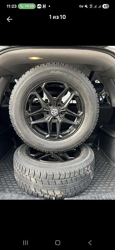 бир: Дөңгөлөктөр монтажда 65 / R 17, Кыш, Колдонулган, Комплект, Жеңил унаалар, Куйма — 7