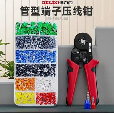 работа в бишкеке швейный цех упаковщик 2020: Зажим клещи Кримпер для обжима втулочных наконечников STEKKER HSC8 — 1