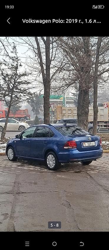 поло 2017: Volkswagen Polo: 2019 г., 1.6 л, Автомат, Бензин, Седан — 3