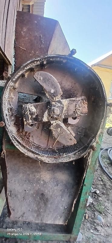 Бизнес үчүн жабдуулар: Рубительная/кормодробильная машина самодельного типа двигатель жок — 2
