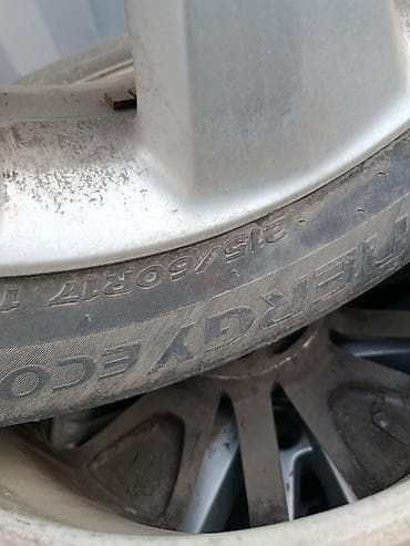 10 5j: Колеса в сборе 215 / 60 / R 17, Лето, Б/у, Комплект, Легковые, Литые, отверстий - 5 — 5