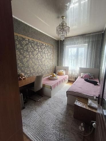 4: 3 комнаты, 63 м², Аламедин-1 мкр 105 серия, 4 этаж, Косметический ремонт — 4