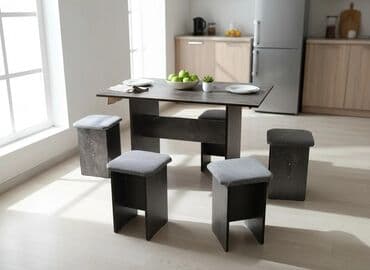 мебель ош таатан: Кухонный стол, Новый, Прямоугольный, Нераскладной — 2