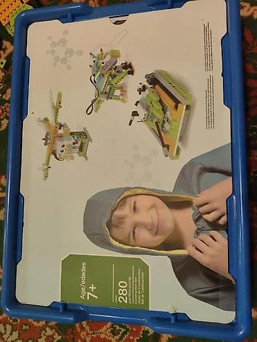 игровой набор: Конструктор лего для детей 7+ в большом синем контейнере. - Набор для — 1