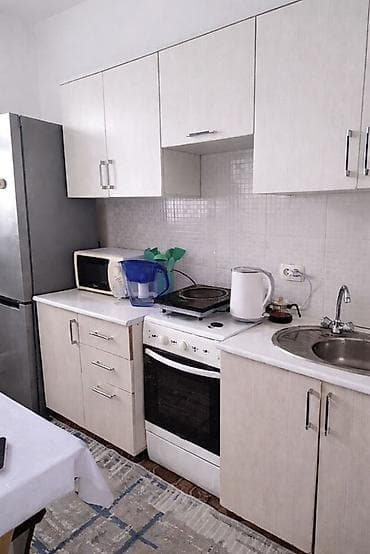 комната сдается аламедин 1: 2 комнаты, 55 м², 104 серия, 4 этаж, Евроремонт — 9