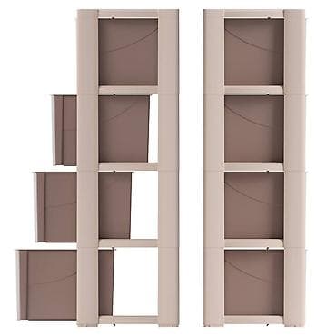 4х: Комод "Колорит" бежевый 4-х секционный производство Россия .Прямые — 4