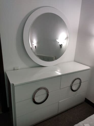 садовая мебель бишкек: Спальный гарнитур, Б/у, Дерево, Самовывоз, Бесплатная доставка, цвет - Белый — 5