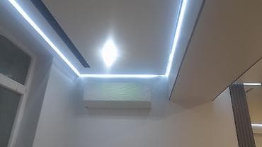 Натяжной потолок: Натяжной потолок Глянцевое Монтаж — 6