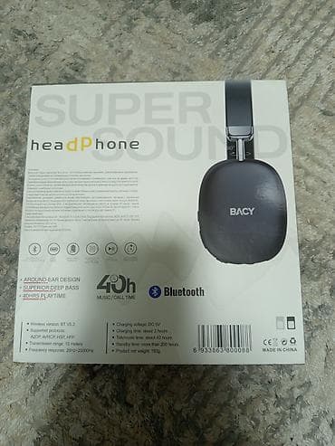 hyperx haste wireless: Беспроводные наушники BACy BT08 - Формат: полноразмерные накладные — 2