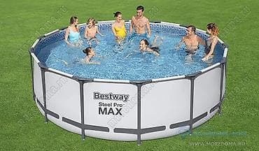 Спорт и хобби: Каркасный бассейн Bestway 56438/тличается высокой прочностью и — 1