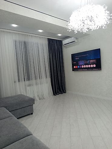 сдаются квартиры токмок: 2 комнаты, 60 м², Элитка, 6 этаж, Дизайнерский ремонт — 8