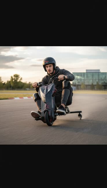 Детский самокат, Трёхколёсный, Новый