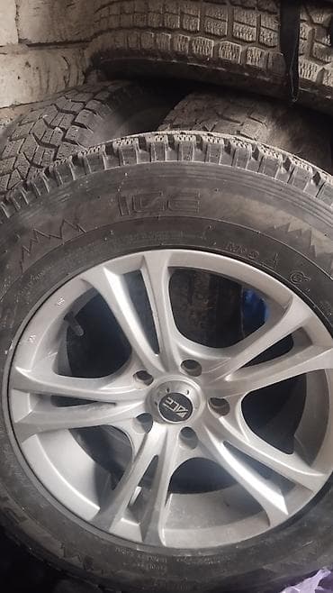 80 б4: Колеса в сборе 215 / 70 / R 16, Зима, Б/у, Комплект, Легковые, Литые, отверстий - 5 — 1