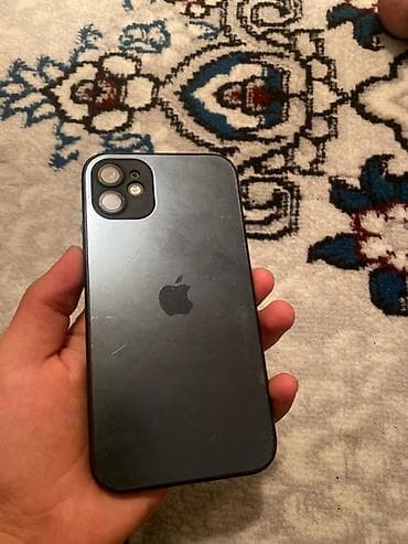 iphone 18: IPhone 11, Б/у, 128 ГБ, Черный, Защитное стекло, Чехол, 93 % — 2