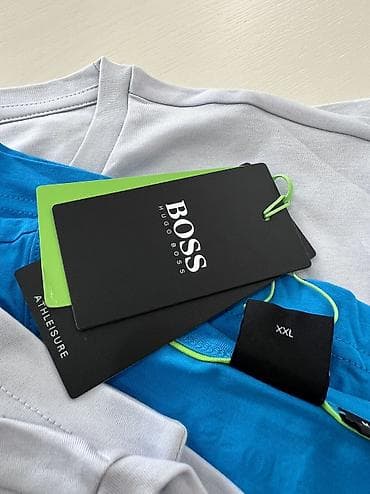 кепки boss: Мужская футболка, 2XL, Hugo Boss, Новый, цвет - Зеленый, Самовывоз, Платная доставка — 4