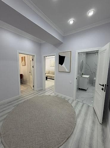 Квартиры: 1 комната, 53 м², Элитка, Асанбай мкр Элитка, 7 этаж, Дизайнерский ремонт — 4