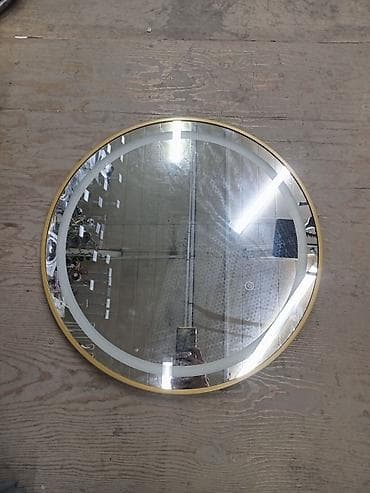 a freim: LED-зеркало с подсветкой - Круглая форма, диаметр 60 см - Встроенная — 8