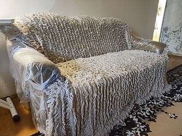 диван двухспалка: Прямой диван, Б/у — 3