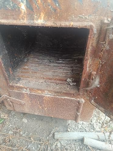 ископаемый уголь: Печка водяная с толстого метала на 120кв прошу 7500 сом — 2
