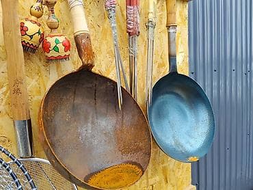 сковородка вок: Кованые стальные сковороды-воки и аксессуары для азиатской кухни - — 1