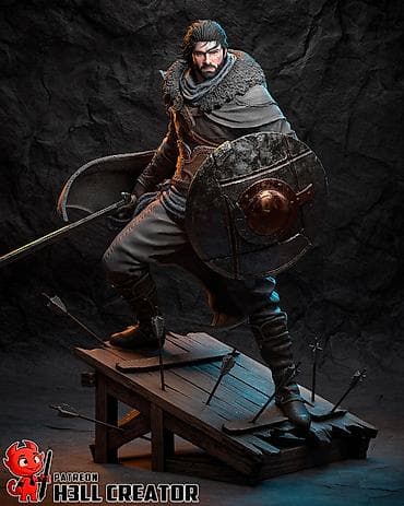 теньи: ⚔️ ФИГУРКА ПОД ПОКРАСКУ (Crimson Desert) Клифф 20 см 📐 Технические — 2