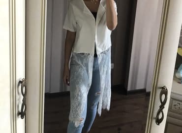 тёплое болеро: Продаю очень нежную,легкую накидку,качество отличное — 2