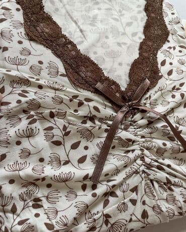 белая ночная сорочка: Ночная сорочка, Вискоза, Длинная модель, L, XS, S — 4