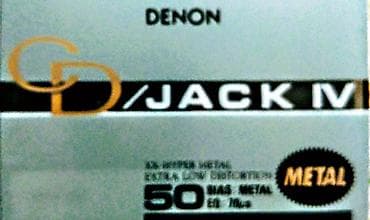 радио бу: Аудиокассета DENON CD/JACK IV 50 METAL (Type IV) - Позиция ленты — 1