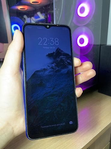 rey ben: Redmi, Redmi 9A, Б/у, 32 ГБ, цвет - Синий, 2 SIM — 3