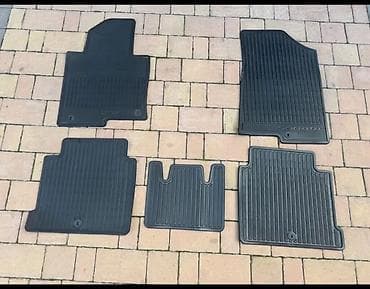 чехлы на соната: Родные Резиновые Полики Для салона Hyundai, цвет - Черный, Самовывоз — 5